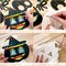 Wrapables 18pc Halloween Scratch Arts Masks, Rainbow Colored DIY Craft Mask